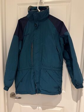 Vintage Columbia Men’s Winter Jacket with Removable Vest Liner – Medium